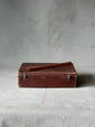 LEATHER BOX WITH WOODEN CRAYON