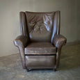 Wingback Leather Armchair