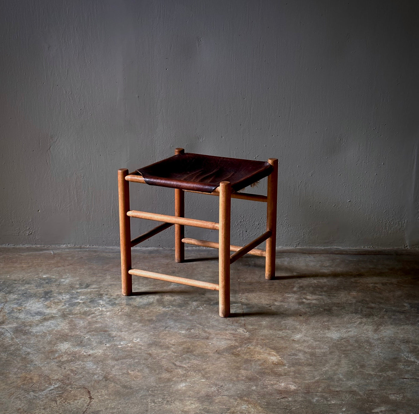 Leather Stool