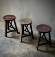 Industrial Wooden Stool