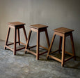 STOOLS IN RED