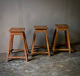 STOOLS IN RED