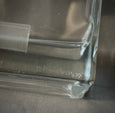 GLASS ETCHED VASES