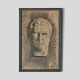 Framed Drawing of Bust