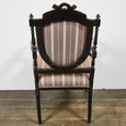 Ebonized Arm Chair