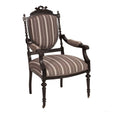 Ebonized Arm Chair