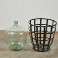 Bottle in Metal Basket