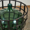 Bottle in Metal Basket