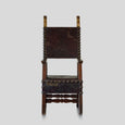 Tall Armorial Arm Chair