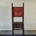 Tall Armorial Arm Chair