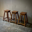 STOOLS IN RED