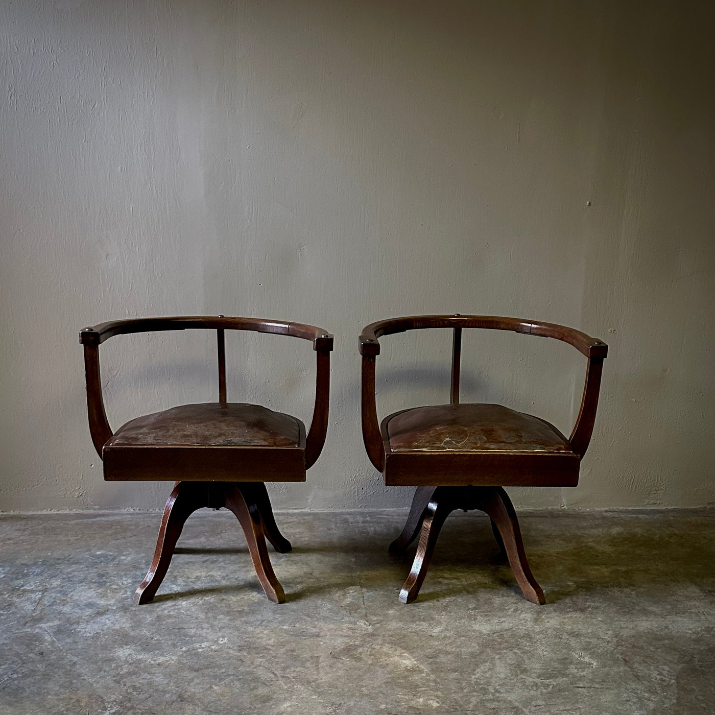 Pair of Sculptural Chairs