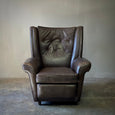 Wingback Leather Armchair