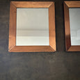 Pair of Copper Framed Mirrors