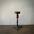 Wood & Cast Iron Table or Stool