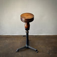 Wood & Cast Iron Table or Stool