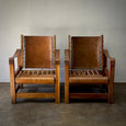 Pair of Leather Chairs