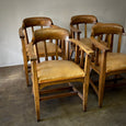 Set of Four Dining or Library Chairs