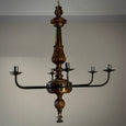 Wood and iron Chandelier