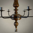 Wood and iron Chandelier