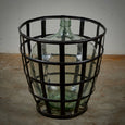 Bottle in Metal Basket