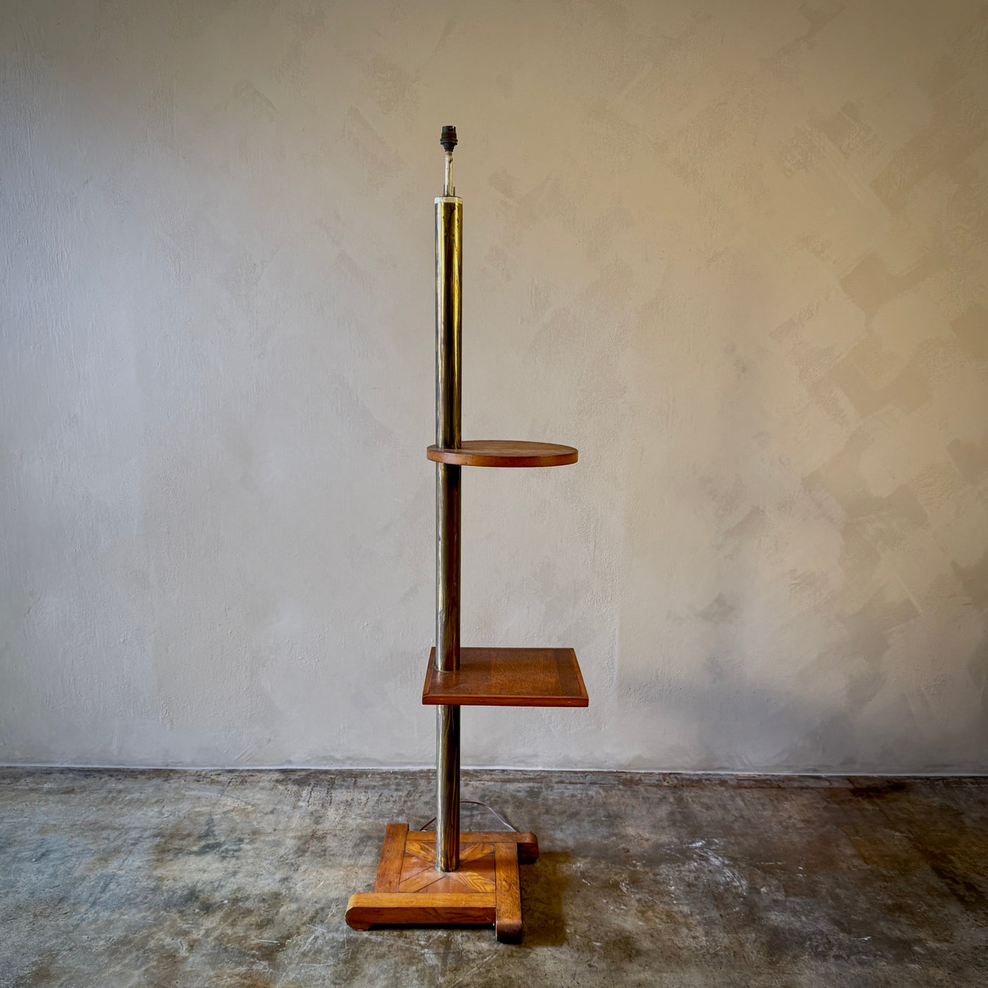 Oak Floor Lamp