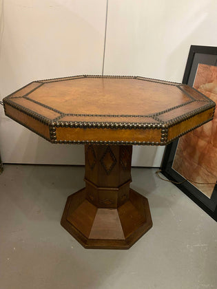 Leather Studded Table