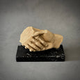 Resin Sculpture titled "Ancient Handshake"