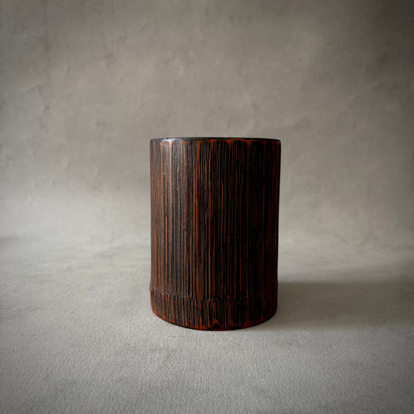 Vintage Wood Canister