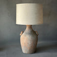 A Terra Cotta Vessel Lamp