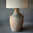 A Terra Cotta Vessel Lamp