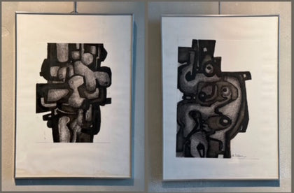 Pair of Ink Paintings