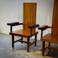 Pair of High Back Chairs