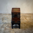 Box on Stand Side Table