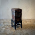 Box on Stand Side Table