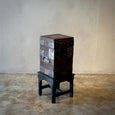 Box on Stand Side Table