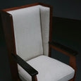 Pair of Haagse School High Back Armchairs