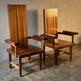 Pair of High Back Chairs