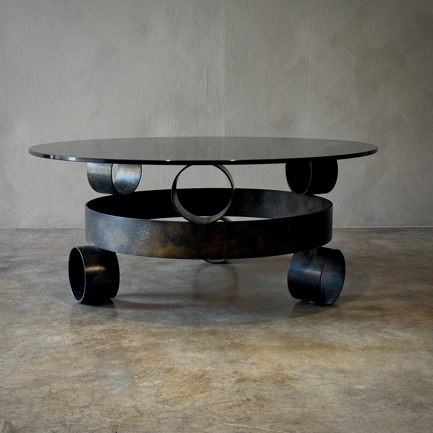 Brutalist Iron Coffee Table