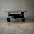 Brutalist Iron Coffee Table