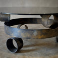 Brutalist Iron Coffee Table