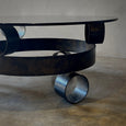 Brutalist Iron Coffee Table