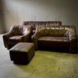 De Sede Arm Chair and Ottoman