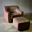 De Sede Armchair and Ottoman