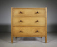 Early 20th Century White Oak Chest of Drawers by Heals