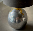 Pair of Aluminum David Marshall Table Lamps