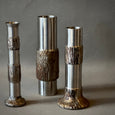 Brutalist Steel Vases