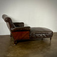 Leather Buttoned Daybed