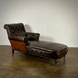 Leather Buttoned Daybed