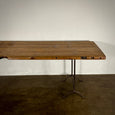 Large Wood Industrial Work Table